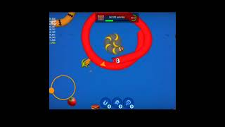 WormsZone.io Best Pro Slither Snake Top 01 Epic Worms Zoneio Best Gameplay #323 #viral   #v #shorts