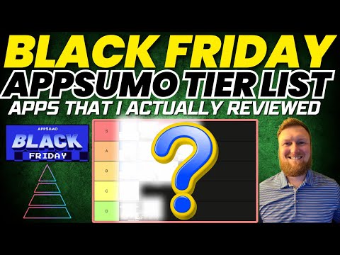 Appsumo Black Friday Tier List 2023: Tools I Actually Reviewed