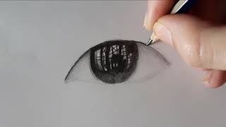 Como dibujar un ojo realista con lapiz - paso a paso