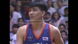 ELIMINATION ROUND: SUNKIST BOTTLERS  VS. GINEBRA SAN MIGUEL | 4TH QUARTER | 1996 COMMISSIONERS CUP