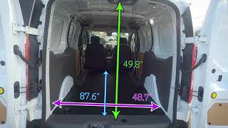 Cargo Dimensions in the 2020 Ford Transit Connect | 2020 Ford Transit Connect XLT
