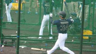 【オリックス　吉田正尚　2016年春期キャンプ　フリーバッティング】