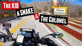 The Kid, a Snake, & the Colonel - USA Motorcycle Road Trip