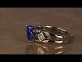 tanzanite ring designed by christopher michael 1.16 carat