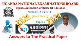 UNEB SUB-ICT PAPER 2 2024 DRAFT MARKING GUIDE TO | All the 5 Numbers Fully Done in This Video