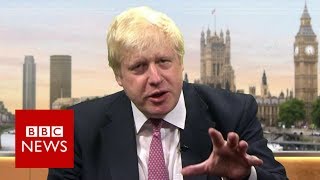 Boris Johnson on Brexit, Corbyn and £350m a week - BBC News