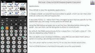 Casio fx-CG100 Classwiz Graphic Calculator Review - First Look #casiocalculator #review