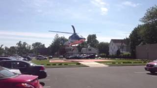 Helicopter Life Flight Landing Sandusky Ohio