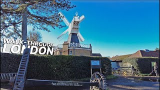 LONDON Walk 🇬🇧 - Affluent suburb Wimbledon ✨- Wimbledon Village, the windmill and lovely houses 🏘