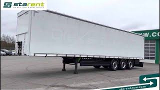 verkauft - BERGER Tautliner, LIGHT 4.960 KG, Alufelgen, SAF, TR23071, www.starent-lkw.com