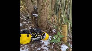 雪の残る千葉県長柄町で、竹林の間伐！空き家、農地・山林も有効活用します！