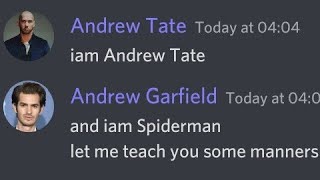 when Andrew Tate meets Andrew Garfield