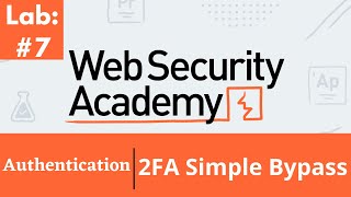 2FA Simple Bypass | Web Security Academy (Audio)