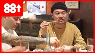 Dumbfoundead and Getter Eat Scorpions and Crickets | Food Trip w/ Chef Chris Oh