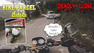 DEADLY CLOSE CALL | BIKE PARCEL IN TRAIN | NORTHEAST BIKE RIDE | DAY 11 | MOTOBOYNAVEEN