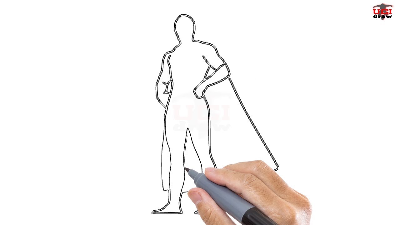 How To Draw A Superhero Easy Step By Step Drawing Tutorials For Kids ...