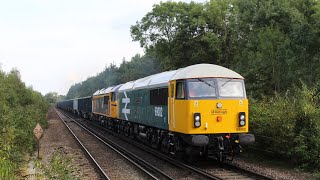 (HD) GBRf 69001 \u0026 69002 at Hildenborough \u0026 Church Street - 21/9/21