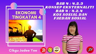 EKONOMI TINGKATAN 4 : 4.2.3 EKSTERNALITI & 4.2.4 KOS SOSIAL DAN FAEDAH SOSIAL