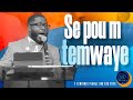 Louanj Pwisan e Beni | Se pou m temwaye, pou m etone | Jan w wè m nan | Ev. Jemps Benoit