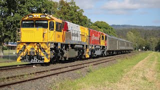 2904 and 2902 Eastbound Westlander between Toowoomba and Lanefield