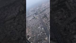 Live accident captured from plane