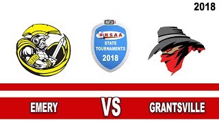 3A Girls Basketball: Emery vs Grantsville High School UHSAA 2018 State Tournament Semifinals