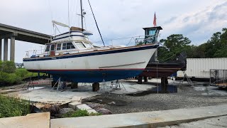 Gulfstar 43 on the hard