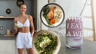 WHAT I EAT IN A WEEK | high protein to build lean muscle | easy home recipes
