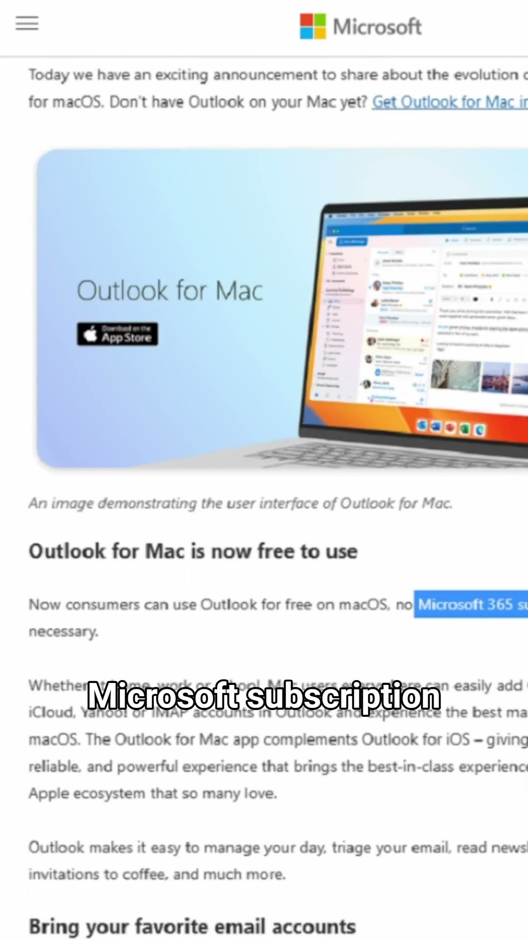 Outlook для Mac теперь доступен бесплатно!