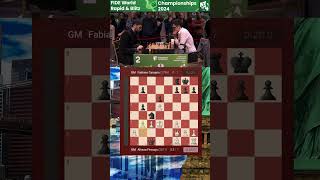 Final Moments of Fabiano Caruana's Checkmate  Alireza Firouzja Round 7 2024 World Blitz Championship