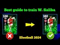 Perfect way to train match pass W. Saliba in efootball 2024#efootball2024 #saliba