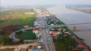 V110D: National Road #5 Kandal Province / ផ្លូវជាតិលេខ5 ពីឧដុង្គទៅស្ពានព្រែកក្ដាម Drone FEB 2022