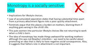AQA A Level Psychology - Attachment - Explanations of attachment: Bowlby's theory