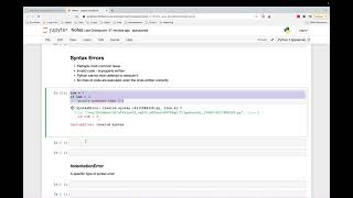 02 Syntax Errors
