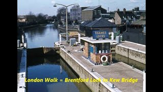 💖 Exploring London Walk 🚶‍♂️🚶‍♂️🚶‍♂️ from Brentford Lock 🔐 to Kew Bridge 🌉 with River Thames, London