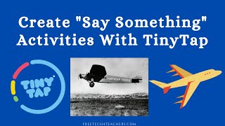 How to Create Say Something Activities in TinyTap