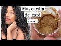 Hidratación + Crecimiento con café | Mascarilla casera | FRIZZYDESI