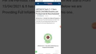 Jntuk  btech  latest  updates