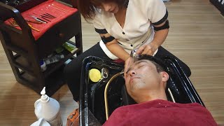 베트남 귀청소/샴푸 마사지/Ear cleaning/팅글/베트남 이발소/Relaxing massage/발마사지 너무 시원하게 샴푸 마사지 받고 왔습니다#발마사지 #귀청소 #relax