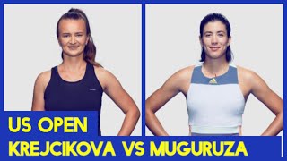 Barbora Krejcikova vs Garbine Muguruza | 2021 US Open
