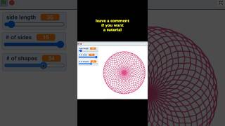 How to Draw Different Patterns Using a Slider #scratch #scratchcoding #scratchtutorial #shorts