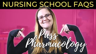 TOP TIPS For Pharmacology | Nursing School FAQ Series