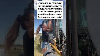 JEUNE AGRICULTRICE CELIBATAIRE CHERCHE A SE FAIRE DES AMIS -  #agricultrice #agriculture #stervio