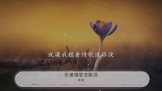 聽着情歌流眼淚 - 高進『就讓我聽着情歌流眼淚』【動態歌詞Lyrics】