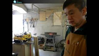 做个厚重的大画框 part 1 开料平整木材 /  make a massive picture frame part 1 flat and 4 square wood