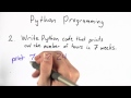 Python Programming 1 Solution - Intro to Computer Science