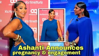 Awww! Congratulations: Finally Ashanti announces pregnancy & engagement to Nelly