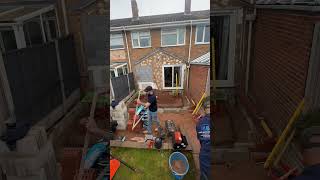 🧱 Another Monday at it, small extension up to dpc 🧱 #subscribe #bricklayer #bricklayers #videos