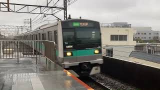 JR東日本E233系2000番台東マト15編成1429K常磐線各駅停車我孫子行き亀有駅(JL20)15時22分到着