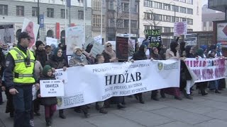 Sarajevo Protestnom šetnjom protiv zabrane nošenja hidžaba